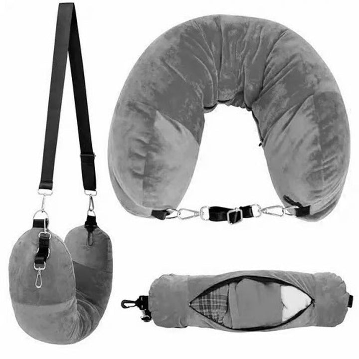 🏆Flash Sale⚡ 50K+ SOLD! Almost Gone💥Stuffable Travel Neck Pillow